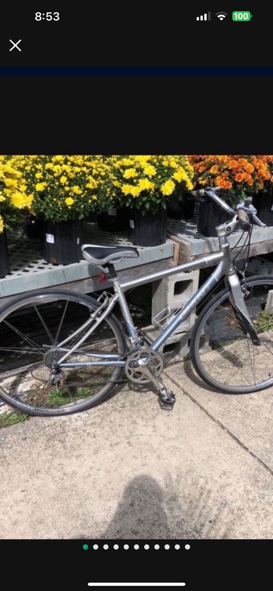 Giant FCR 1W Hybrid Bike Bicycle 18” FRAME