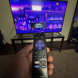55 Inch Smart Roku Tv With Remote 