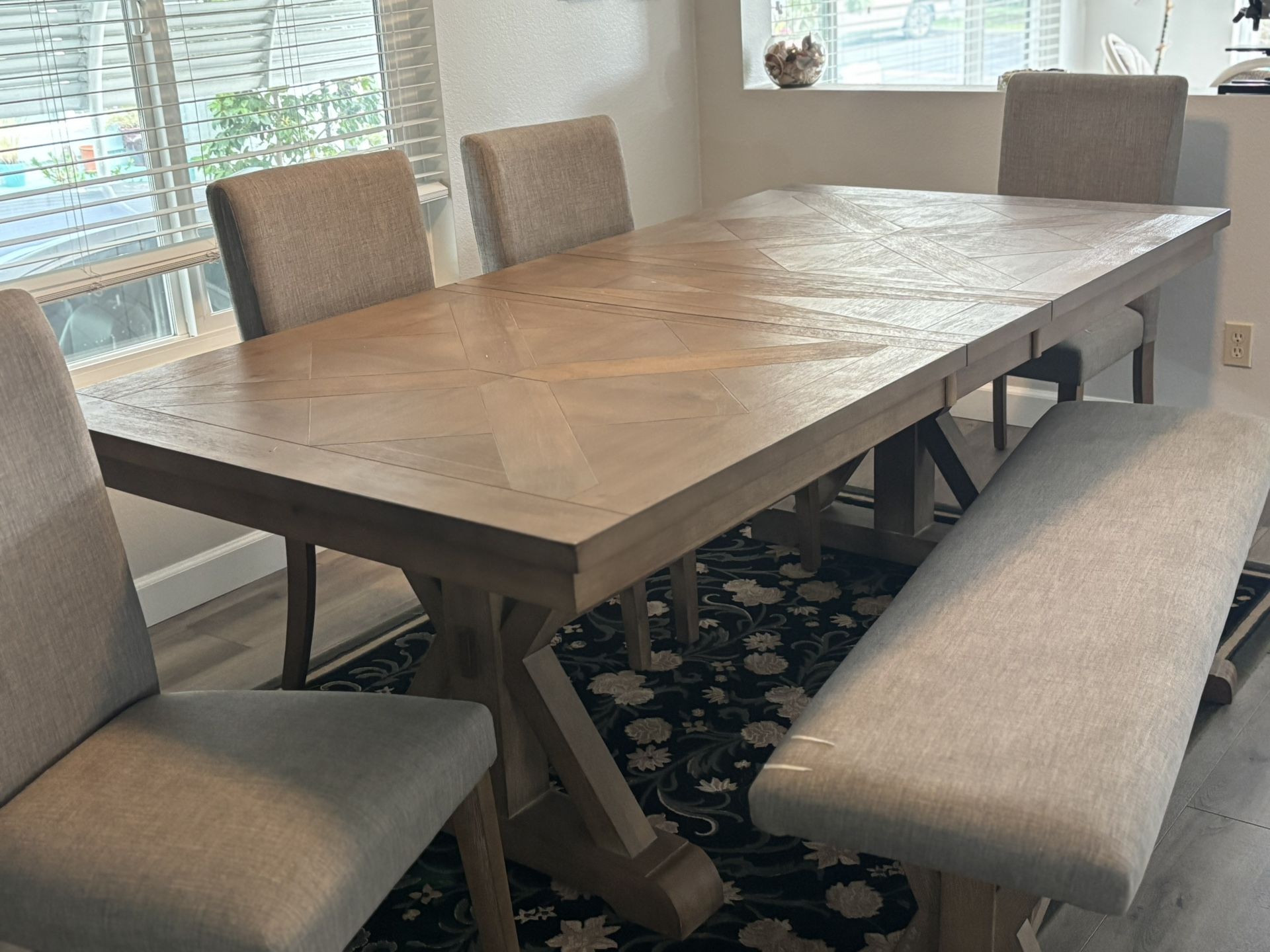 Living Spaces Dining Room Wood Table