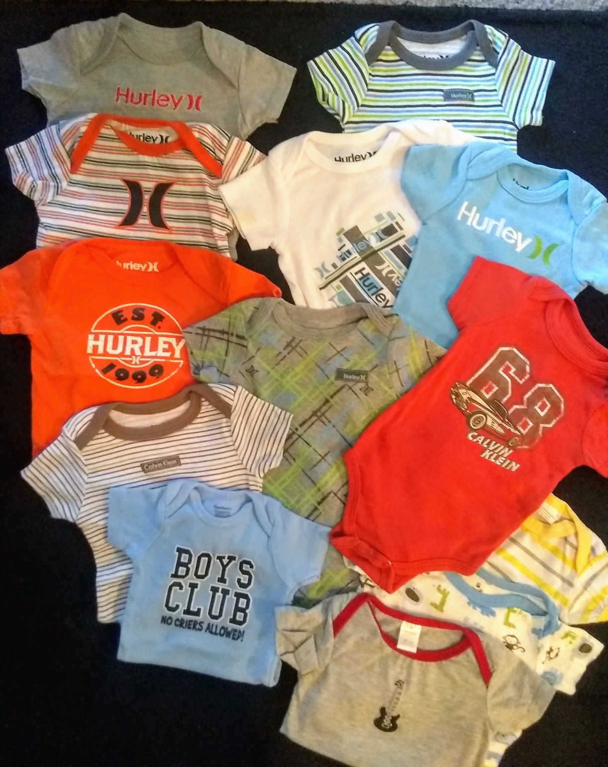 *Hurley/Baby Boy Onesies