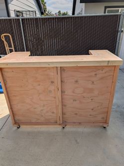 Wooden Bar collapsible