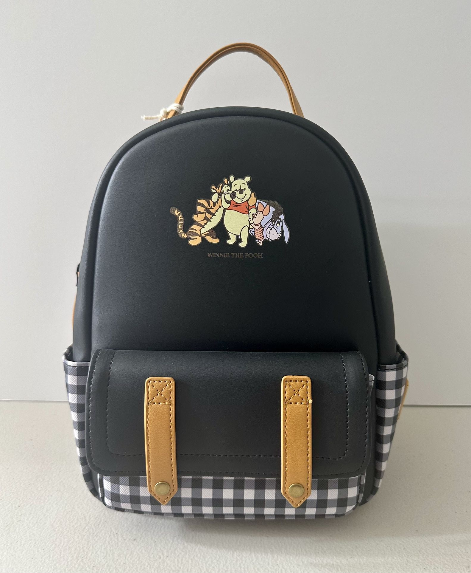 Disney Winnie The Pooh Gingham LoungeFly Backpack