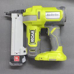 RYOBI ONE+ 18V 18-Gauge Cordless AirStrike Narrow Crown Stapler (Tool Only)