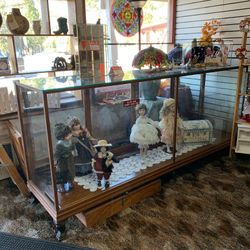 Antique Glass Display Case 