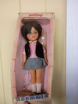 1960s palitoy penny puppy walkee antique doll