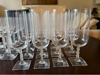 Mikasa Viewpoint Satin Stemmed Goblets 32 Piece Set (16 Red Wine/Water & 16 White Wine) OBO