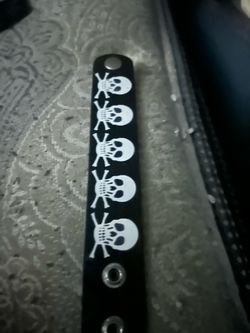 Goth wrist band