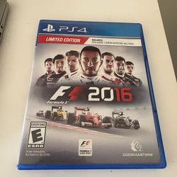 Sony PlayStation 4 F1 2016 game