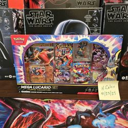 Pokemon TCG Mega Lucario ex Figure Collection Box Sealed 