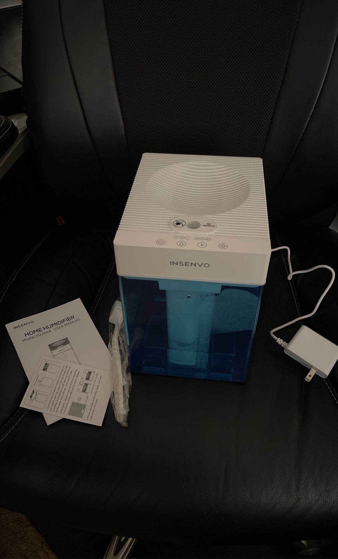 INSENVO 3L Top Fill Cool Mist Air Humidifier