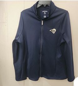 Antigua LA Rams Full-Zip Jacket Size Large