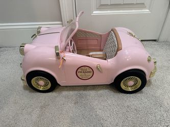 Our Generation Toy Car Pink Convertible