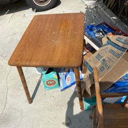 Vintage kids desk and chairs 