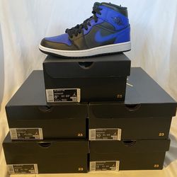 DS Royal Jordan 1 Mids Sizes 8.5, 9, 10, 11, 12