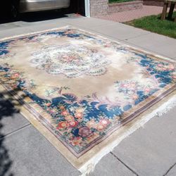 Orient Teppich Chinese Area Rug Carpet HUGE 9' x 12' 