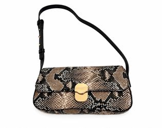 Snake print bag