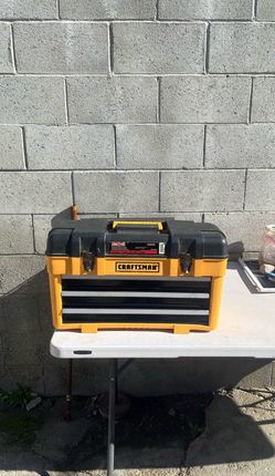 Craftsman 3-Drawer Plastic Portable Tool Box Chest