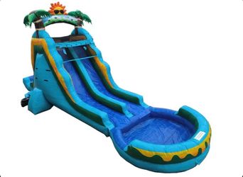16FT INFLATABLE DUAL LANE WATERSLIDE