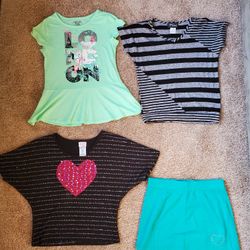 Lot of 4 Girls Size 10/12 Clothes