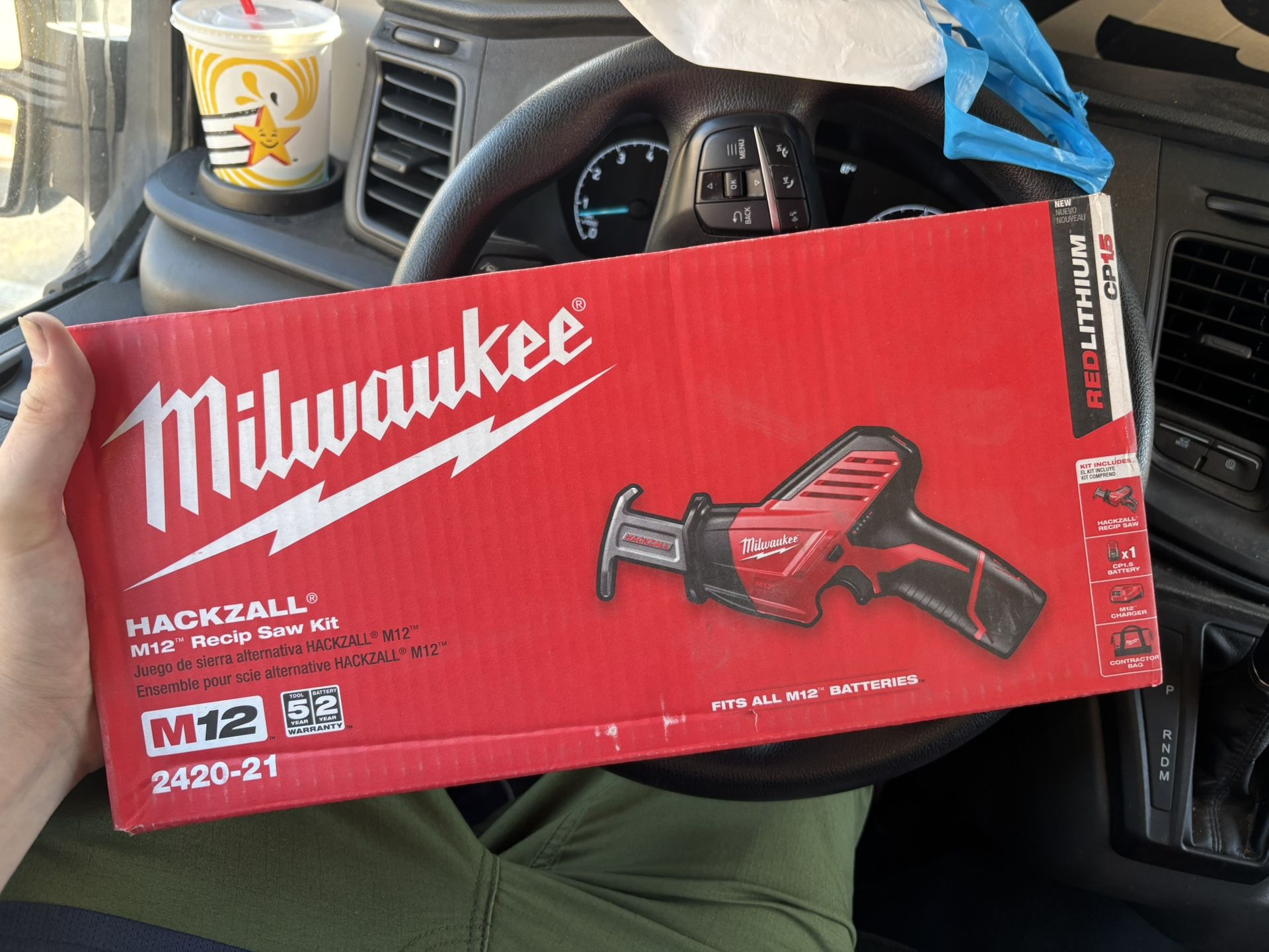 Milwaukee M12 Recip Sawzall With Battery And Charger