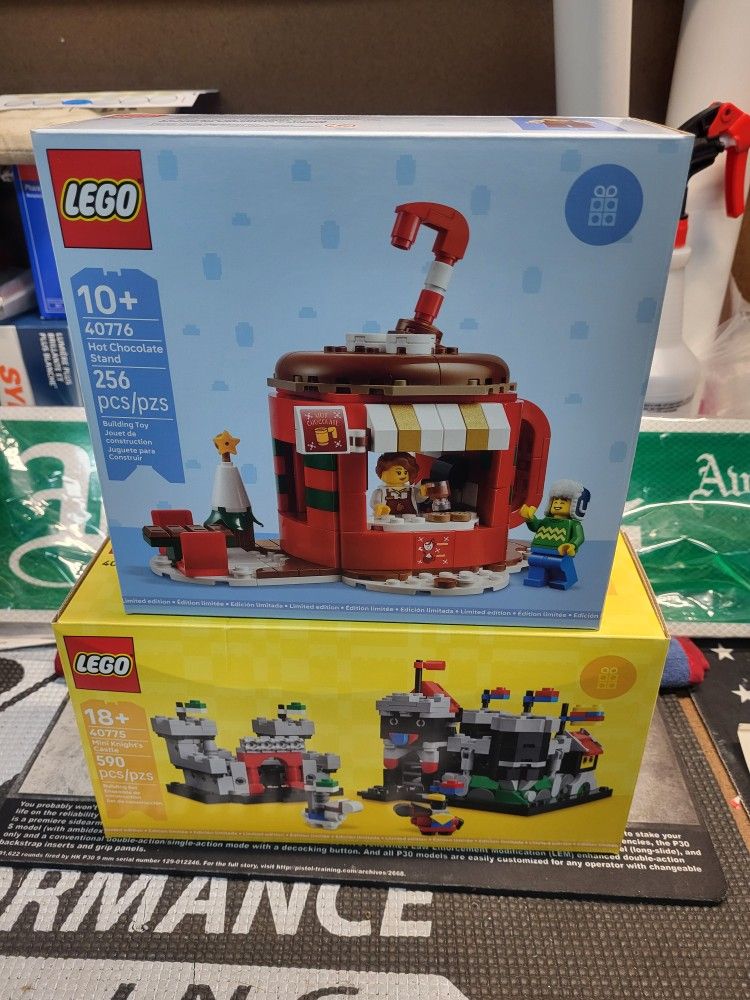 Lego Hot Chocolate Stand & Knights Castle 