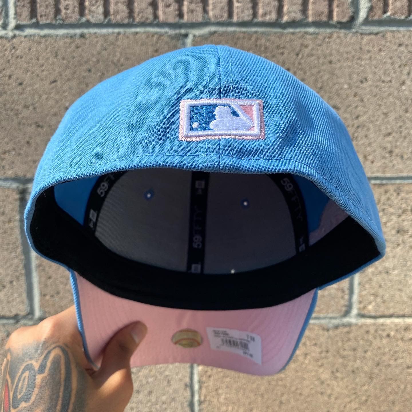 Blue Jays Cotton Candy Sz 7 3/8 Brand new pink brim for Sale in Yonkers, NY  - OfferUp