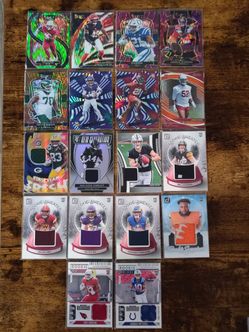 Rookie Football Card Lot 1st $75