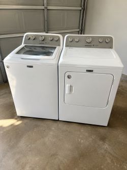 WASHER & DRYER - Maytag Bravos MCT Commercial Technology set