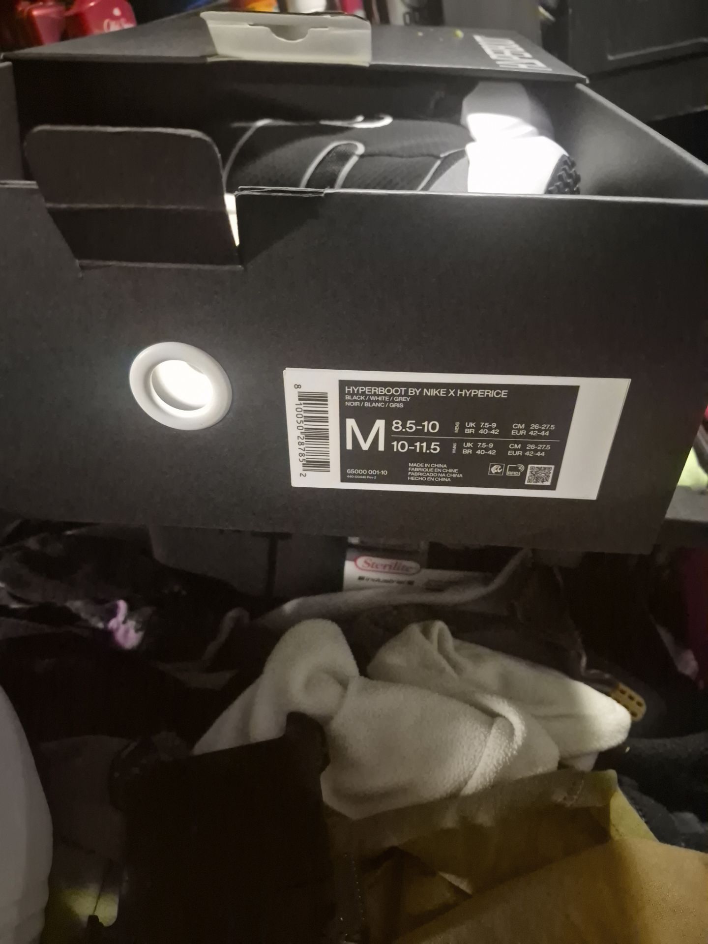 Nike hyperboot by Nike x hyperice brand new in box with charger and all never been worn they are heated and massage plus inflat for max comfort and