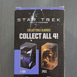 Star Trek "Kirk" Collectible Glass 2008 Paramount Pictures