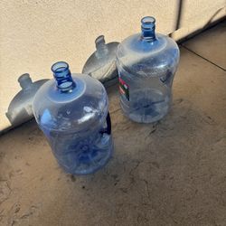 2 water gallons each $5