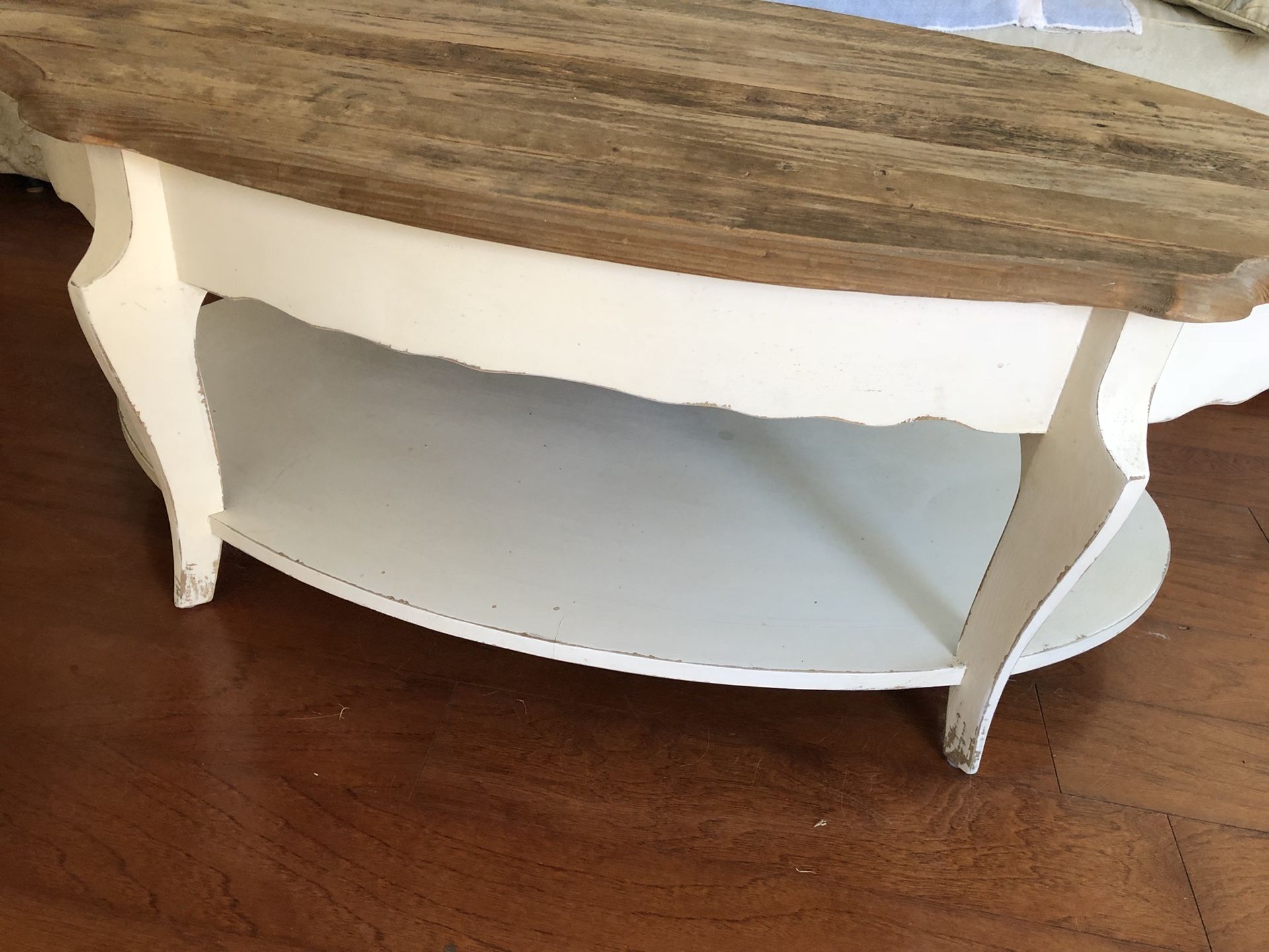 Wooden top coffee table