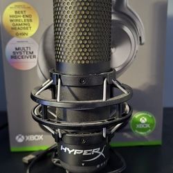 HyperX QuadCast S Standalone USB Condenser Microphone with RGB Lighting Black