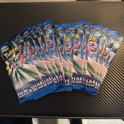 Pokemon Future Flash Kor Booster Packs x 14