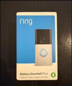 Ring Battery Doorbell Plus Brand New