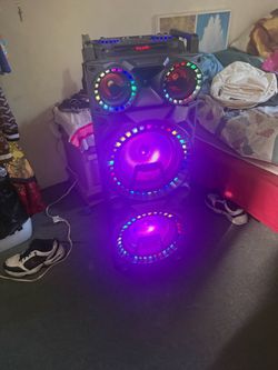 Blackmore BJS-201BT Bluetooth Party Speaker w/ LED Lights