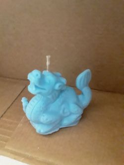 Handmade Dragon Candle L 2in X W 2 1/2in