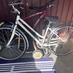 Cream Schwinn Bike