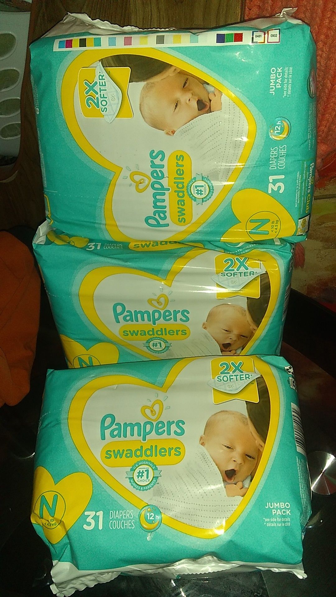 PAMPERS SWADDLERS NEWBORN