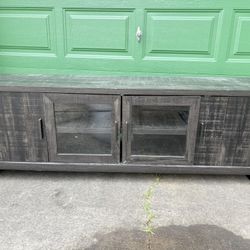 Tv Console Dark Wood