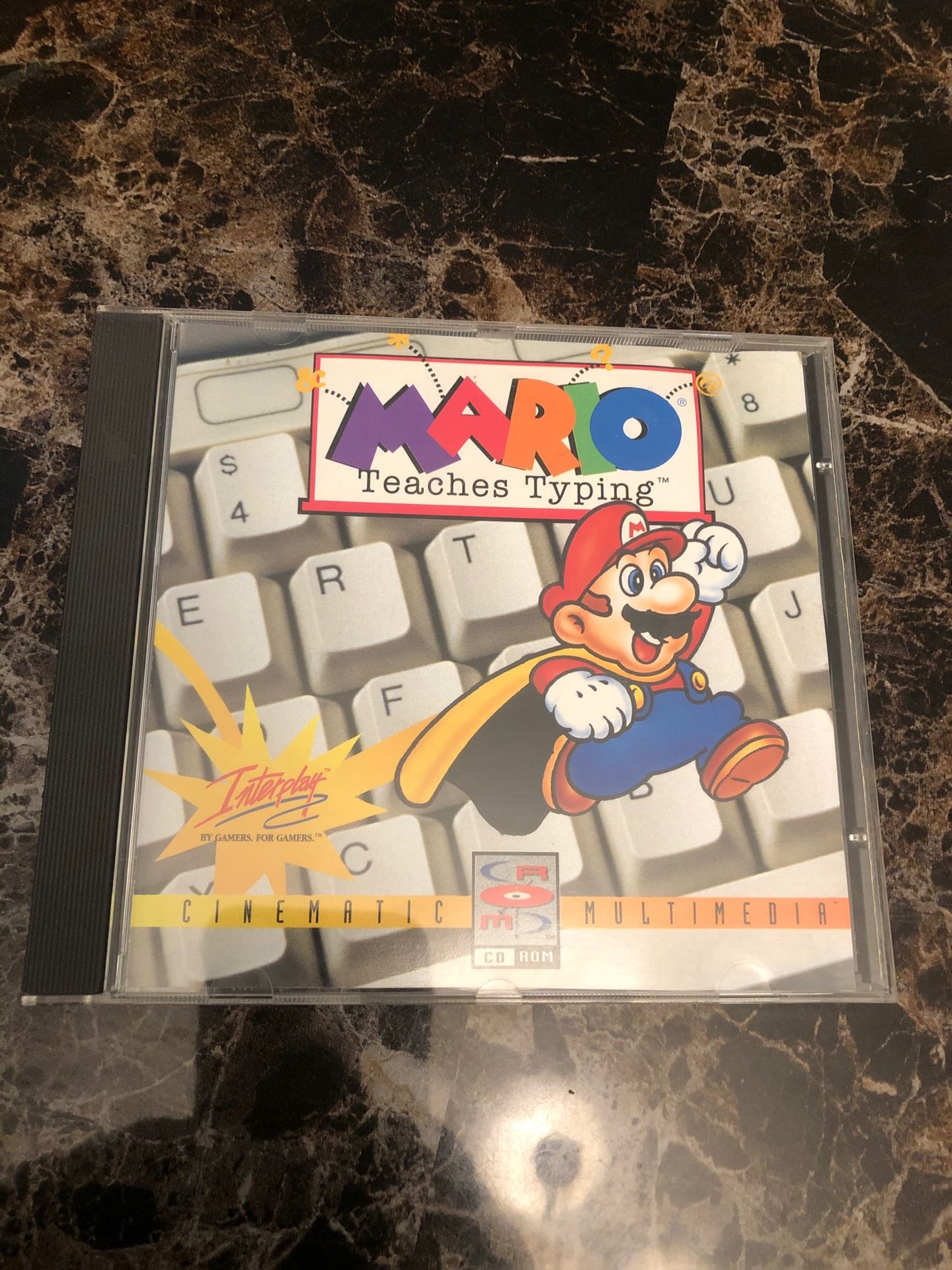 Mario Teaches Typing 1995 computer game