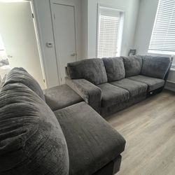 3-Piece Sectional Couch – Good Condition