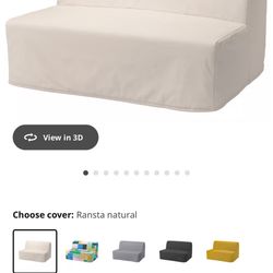 LYCKSELE LÖVÅS IKEA sleeper sofa, natural color
