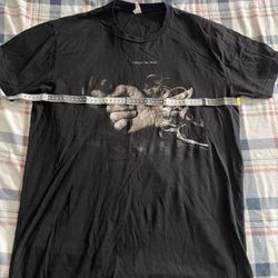 Official 2009 Saw VI theatrical promo t-shirt from the original cinema release. Features the "Trust in Him" front graphic and SAW VI - In Theaters Oct