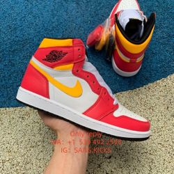 Jordan 1 OG AJ1 “Light Fusion Red”