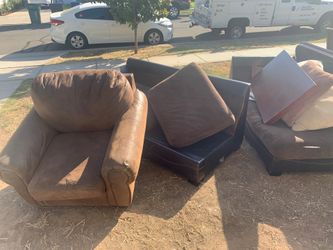 Sofa couch and chair
