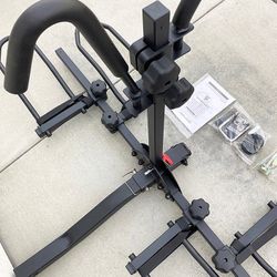 (Brand New) $99 Heavy-Duty (2 Bike Rack) Wobble Free Tilt Electric Bicycle Carrier 160 lbs Max, 2” Hitch