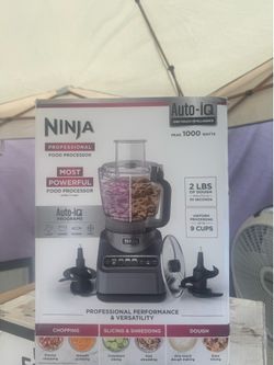NINJA Professional Plus 9 Cup Silver Food Processor with Auto-iQ