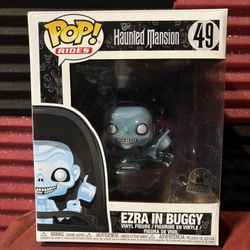 Funko Pop Haunted Mansion Ezra In Buggy Disney Parks Exclusive Rare