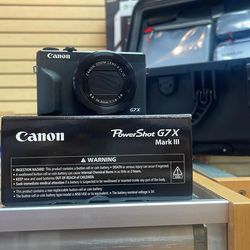 Canon Powershot G7X Mark III